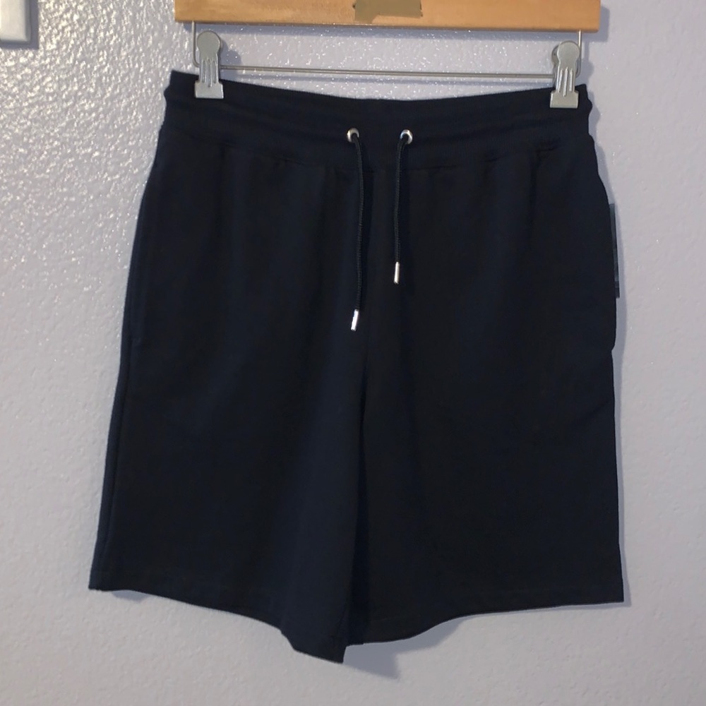 NWT INC International Concepts deep black sweat shorts